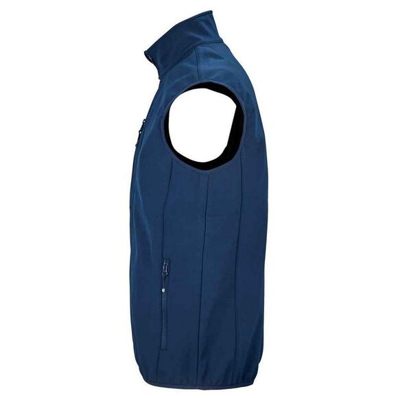 SOLS Mens Falcon Softshell Recycled Body Warmer / Abyss Blue - Picture 2 of 3
